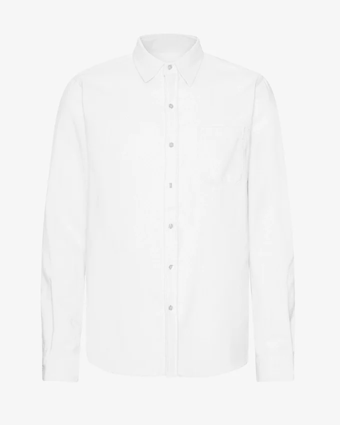 Chemise en flanelle bio - Blanc optique