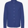 Chemise en flanelle bio - Bleu marine
