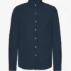 Chemise en flanelle bio - Bleu marine