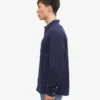 Chemise en flanelle bio - Bleu marine