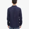 Chemise en flanelle bio - Bleu marine