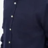 Chemise en flanelle bio - Bleu marine