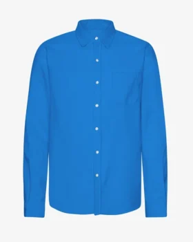 Chemise en flanelle bio - Bleu Pacifique