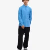 Chemise en flanelle bio - Bleu Pacifique