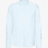 Chemise en flanelle bio - Bleu polaire