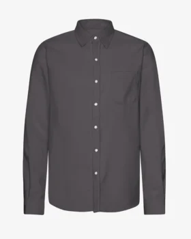 Chemise en flanelle bio - Gris lave