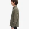 Chemise en flanelle bio - Olive poussiéreuse