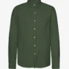 Chemise en flanelle bio - Vert chasseur