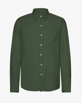 Chemise en flanelle bio - Vert chasseur