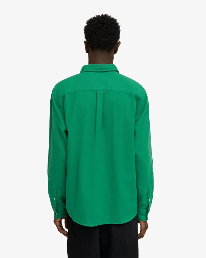 Chemise en flanelle bio - Vert Kelly