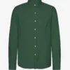 Chemise en flanelle bio - Vert émeraude