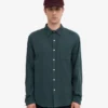 Chemise en flanelle bio - Vert océan