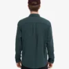 Chemise en flanelle bio - Vert océan