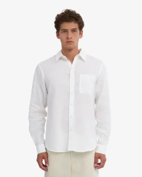 Chemise en lin – Blanc optique