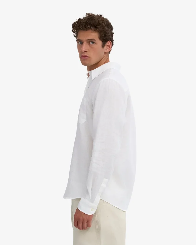 Chemise en lin - Blanc optique