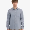 Chemise en lin - Bleu acier