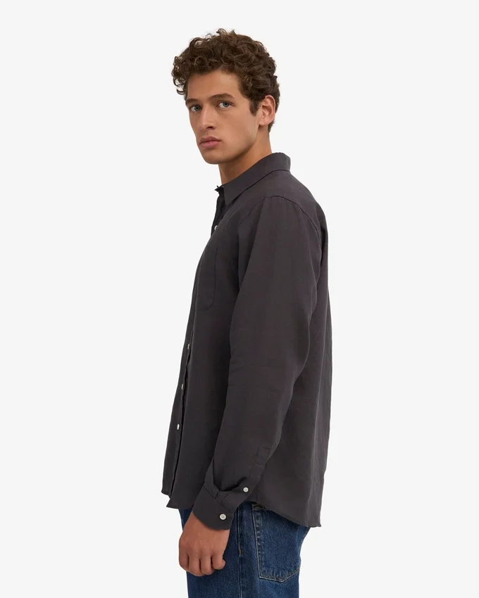 Chemise en lin - Gris lave