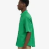 Chemise en lin à manches courtes - Vert Kelly
