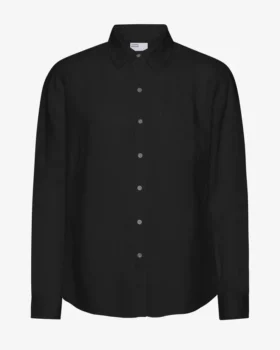 Chemise en lin - Noir intense