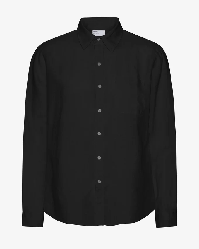 Chemise en lin - Noir intense