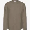 Chemise en lin - Olive poussiéreux