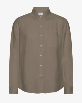 Chemise en lin - Olive poussiéreux