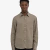 Chemise en lin - Olive poussiéreux