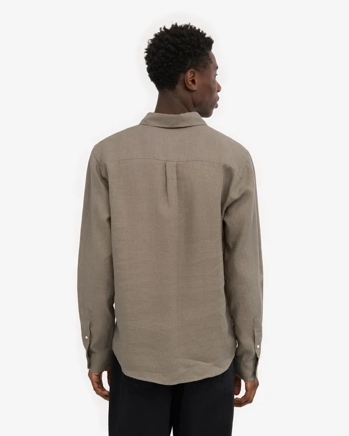 Chemise en lin - Olive poussiéreux
