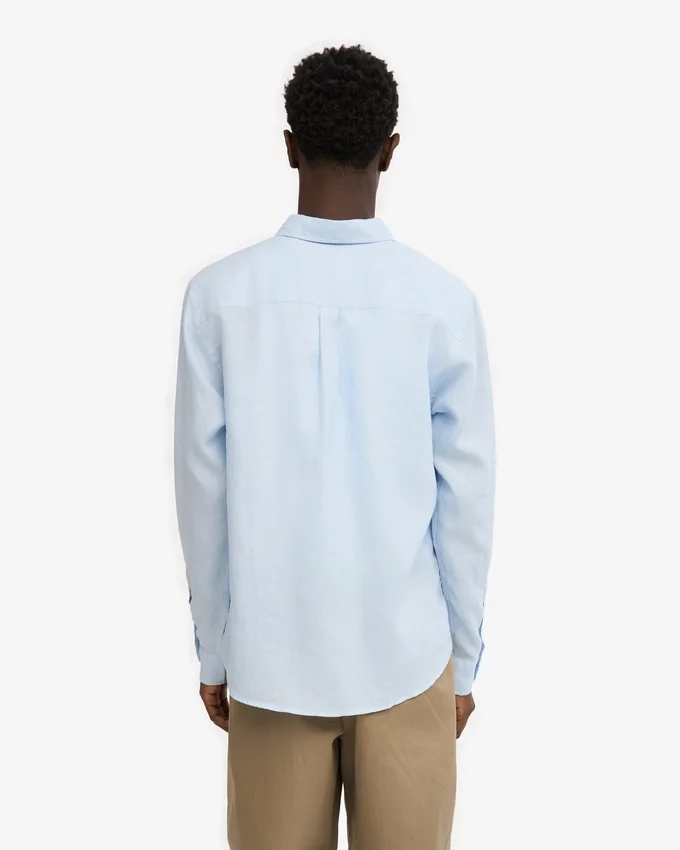 Chemise en lin - Polar Blue