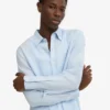 Chemise en lin - Polar Blue