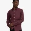 Chemise en lin - Rouge sang de bœuf