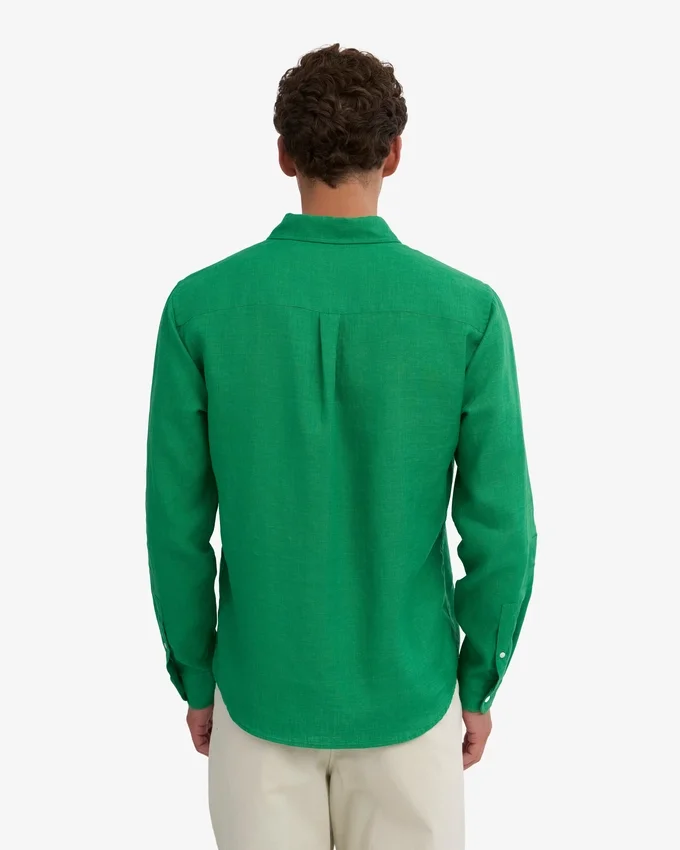Chemise en lin - Vert Kelly