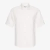 Chemise à manches courtes en lin - Blanc optique