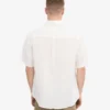 Chemise à manches courtes en lin - Blanc optique