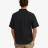 Chemise à manches courtes en lin - Noir intense