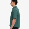 Chemise à manches courtes en lin - Vert océan