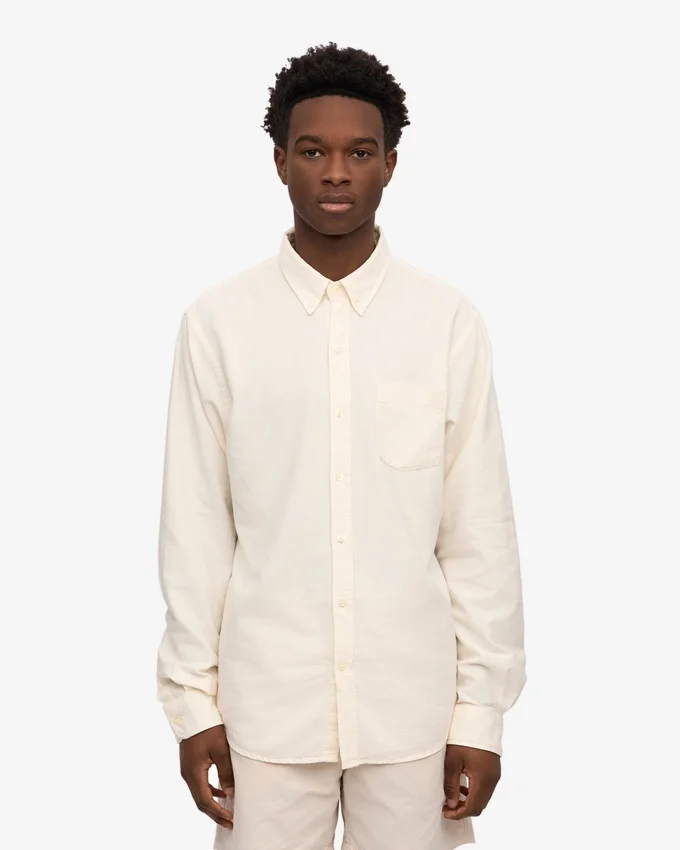Chemise Organic Button Down - Blanc ivoire