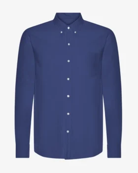 Chemise Organic Button Down - Bleu marine