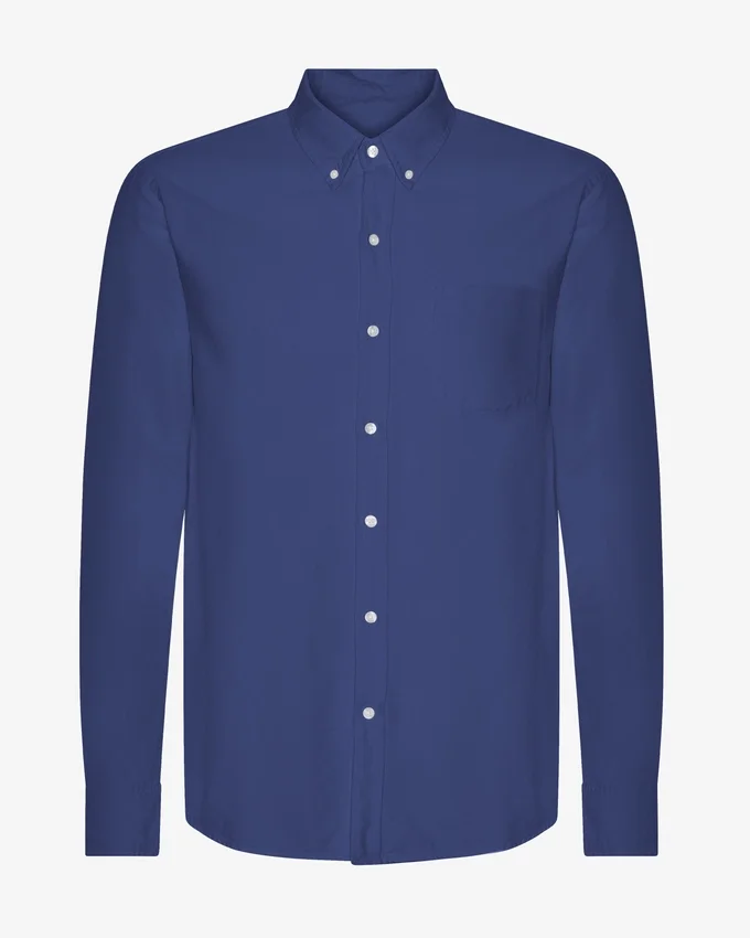 Chemise Organic Button Down - Bleu marine