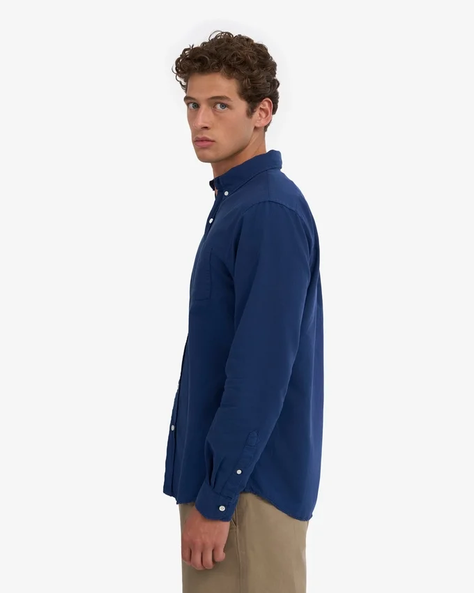 Chemise Organic Button Down - Bleu marine