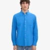 Chemise Organic Button Down en coton bio - Bleu Pacifique