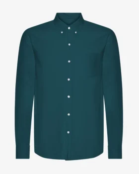 Chemise Organic Button Down - Vert océan