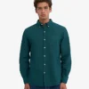 Chemise Organic Button Down - Vert océan