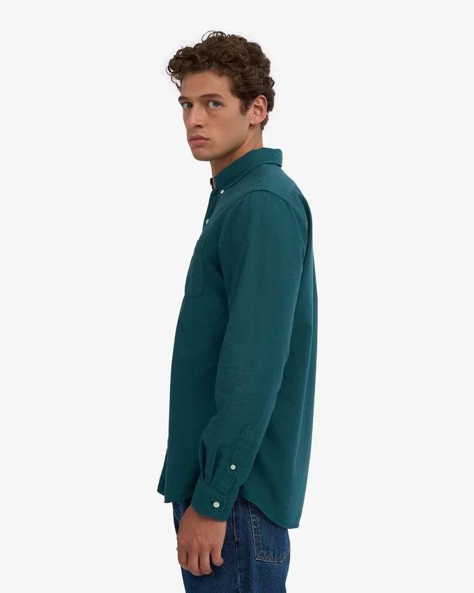 Chemise Organic Button Down - Vert océan
