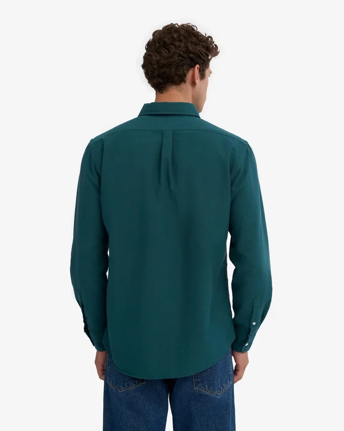 Chemise Organic Button Down - Vert océan