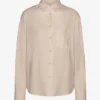 Chemise oversize bio - Blanc ivoire