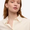 Chemise oversize bio - Blanc ivoire