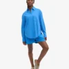 Chemise oversize bio - Bleu Pacifique