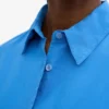 Chemise oversize bio - Bleu Pacifique