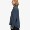 Chemise oversize bio - Bleu pétrole